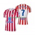 Camisola Atlético Madrid Antoine Griezmann 7 Homem Equipamento Primeiro 2025-2026 Manga Curta